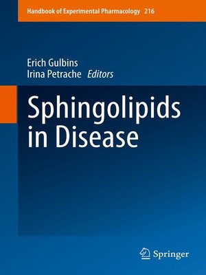 cover image of Sphingolipids in Disease